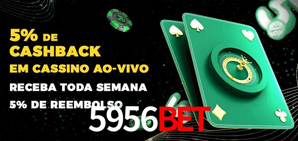 Promoções do cassino ao Vivo 5956BET